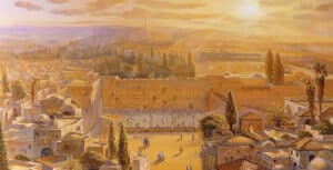Jerusalem and jewish paintings