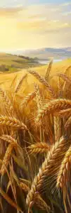 painting of wheat