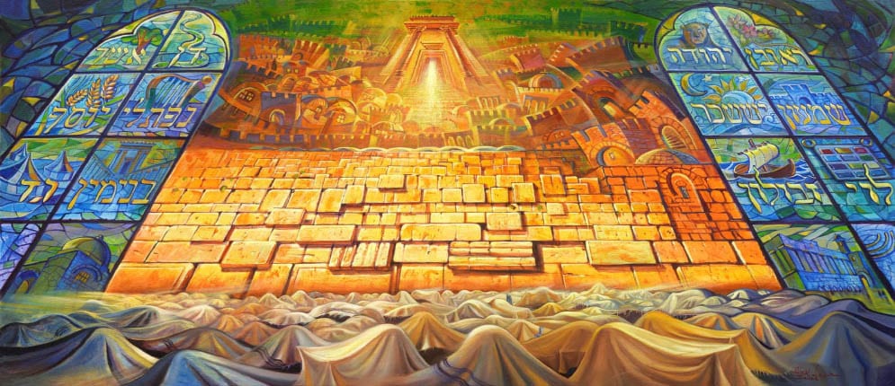 abstract jerusalem paintings