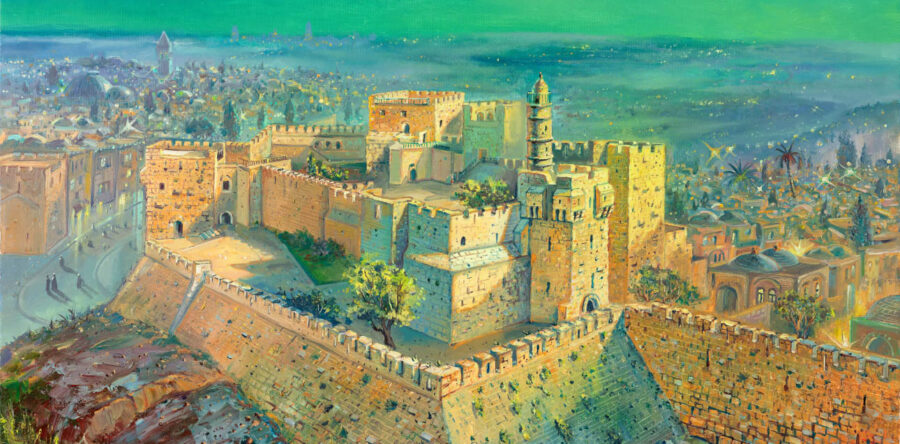 Abstract Jerusalem Paintings