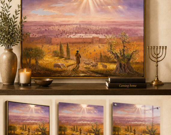 painting of olive tree in jerusalem