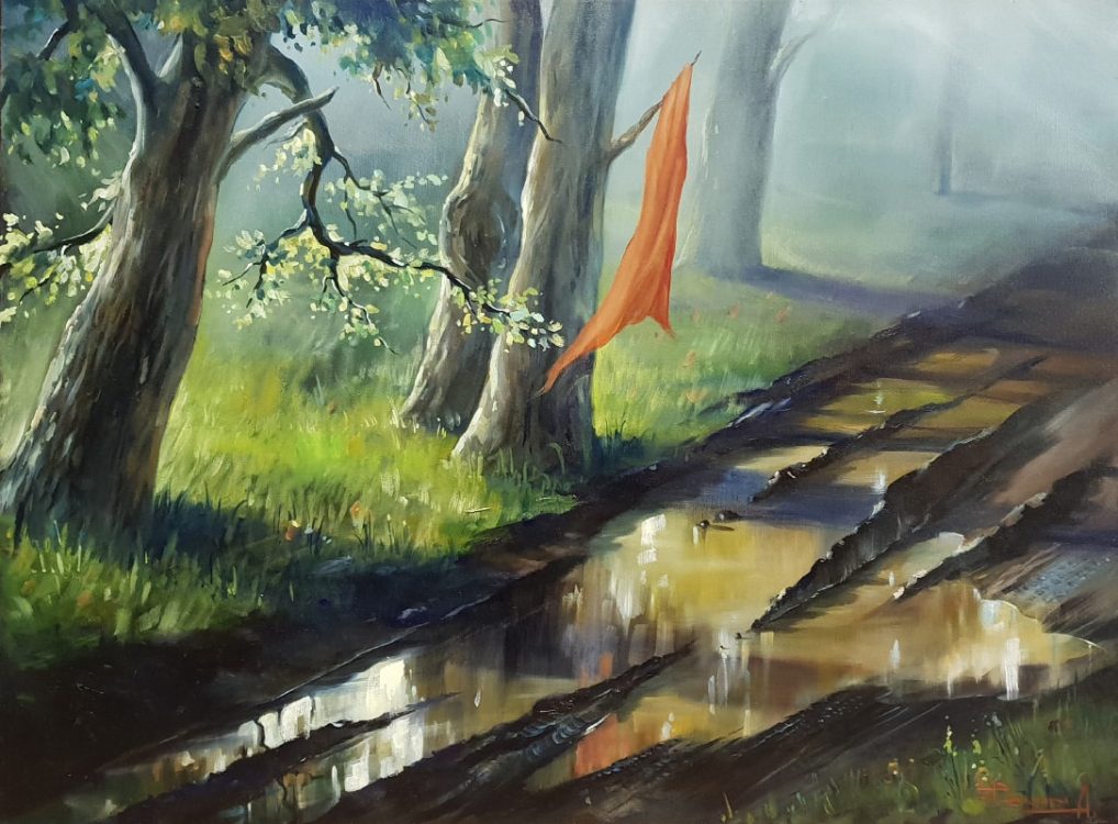 forest painting