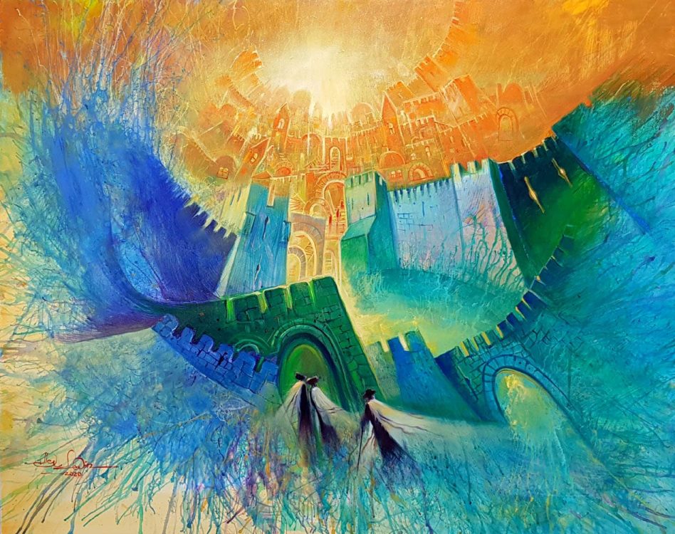 modern jerusalem wall art