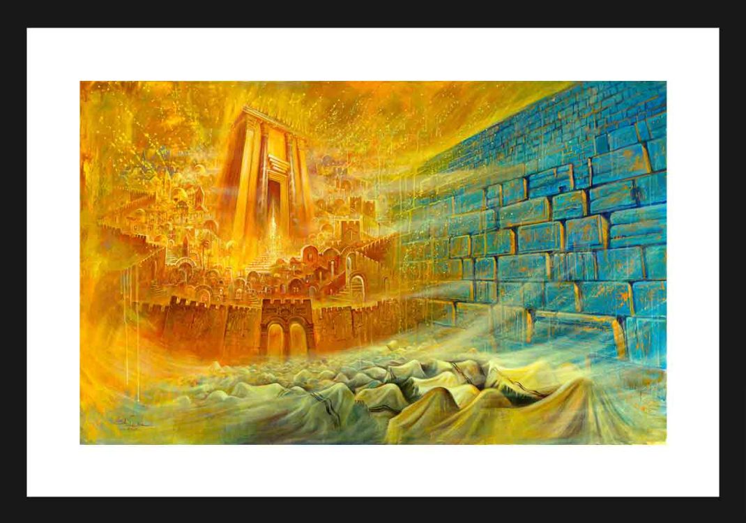 abstract jerusalem painting