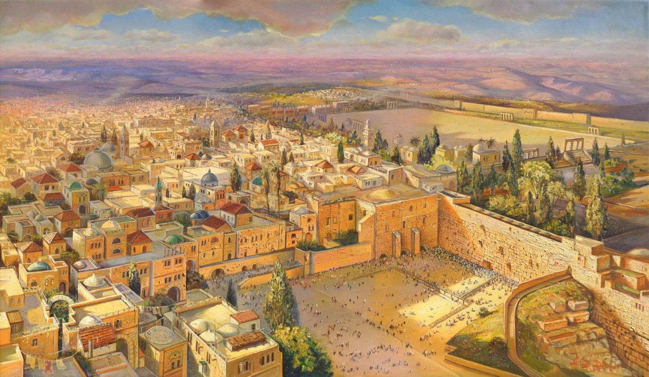 painting of kotel
