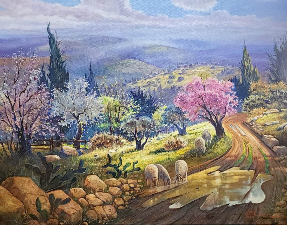 Israel nature painting