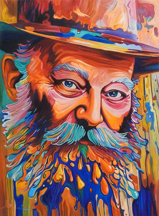 lubavitcher rebbe portrait