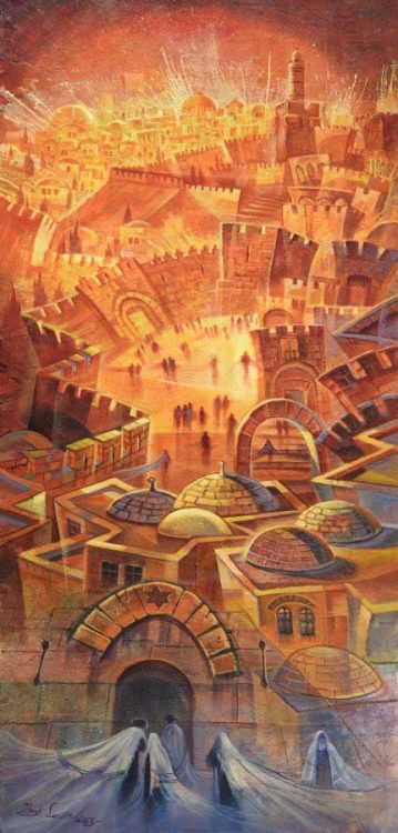 modern jerusalem painting