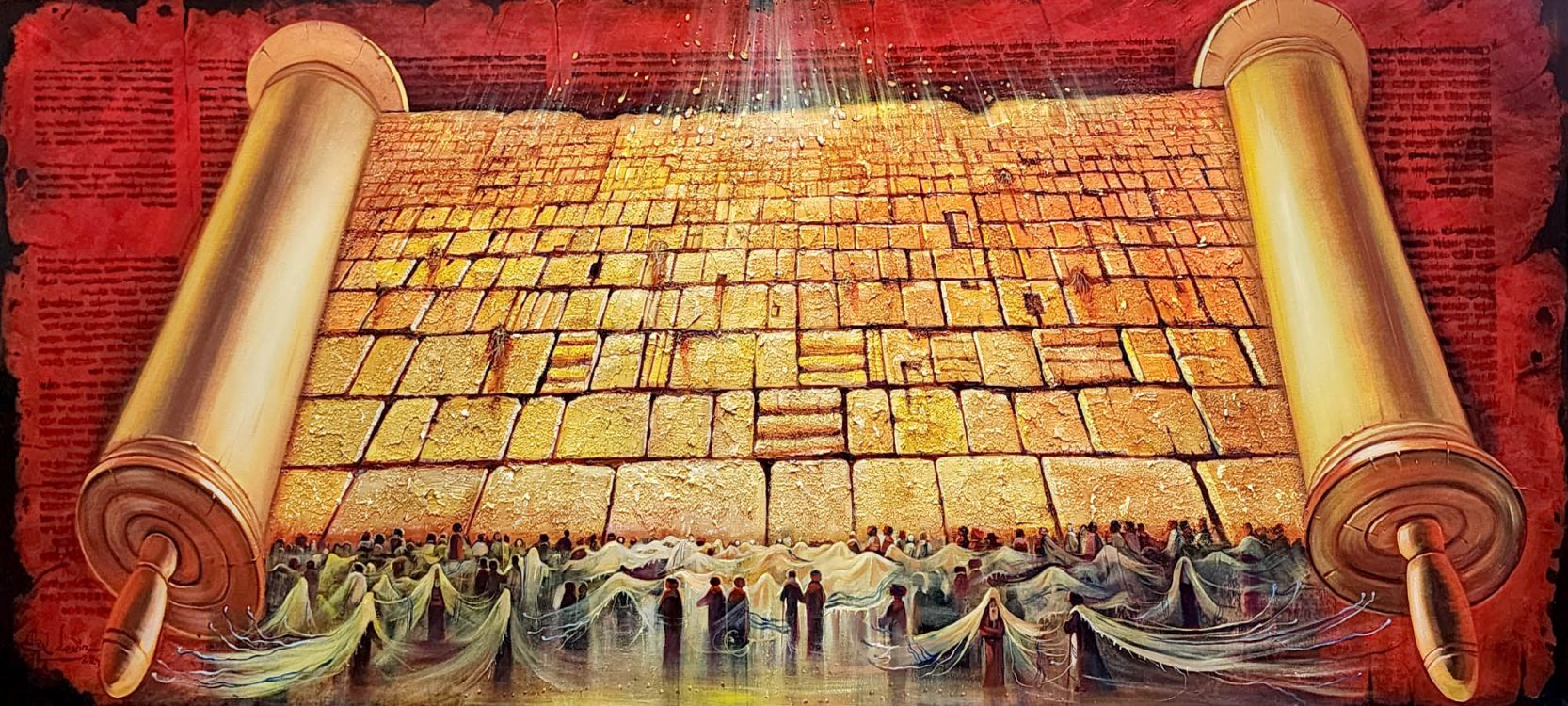 abstract painting of kotel
