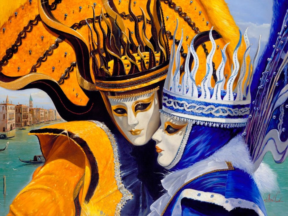 Venice Carnival Paintings