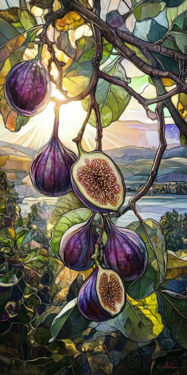 painting of figs