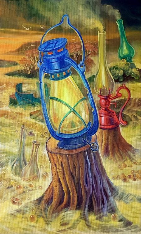 surrealist painting alex levin