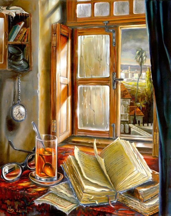 Jerusalem window painting