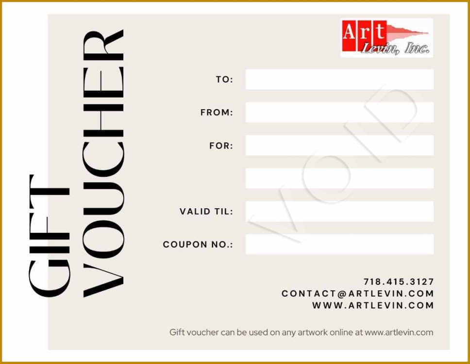 Gift card alex levin