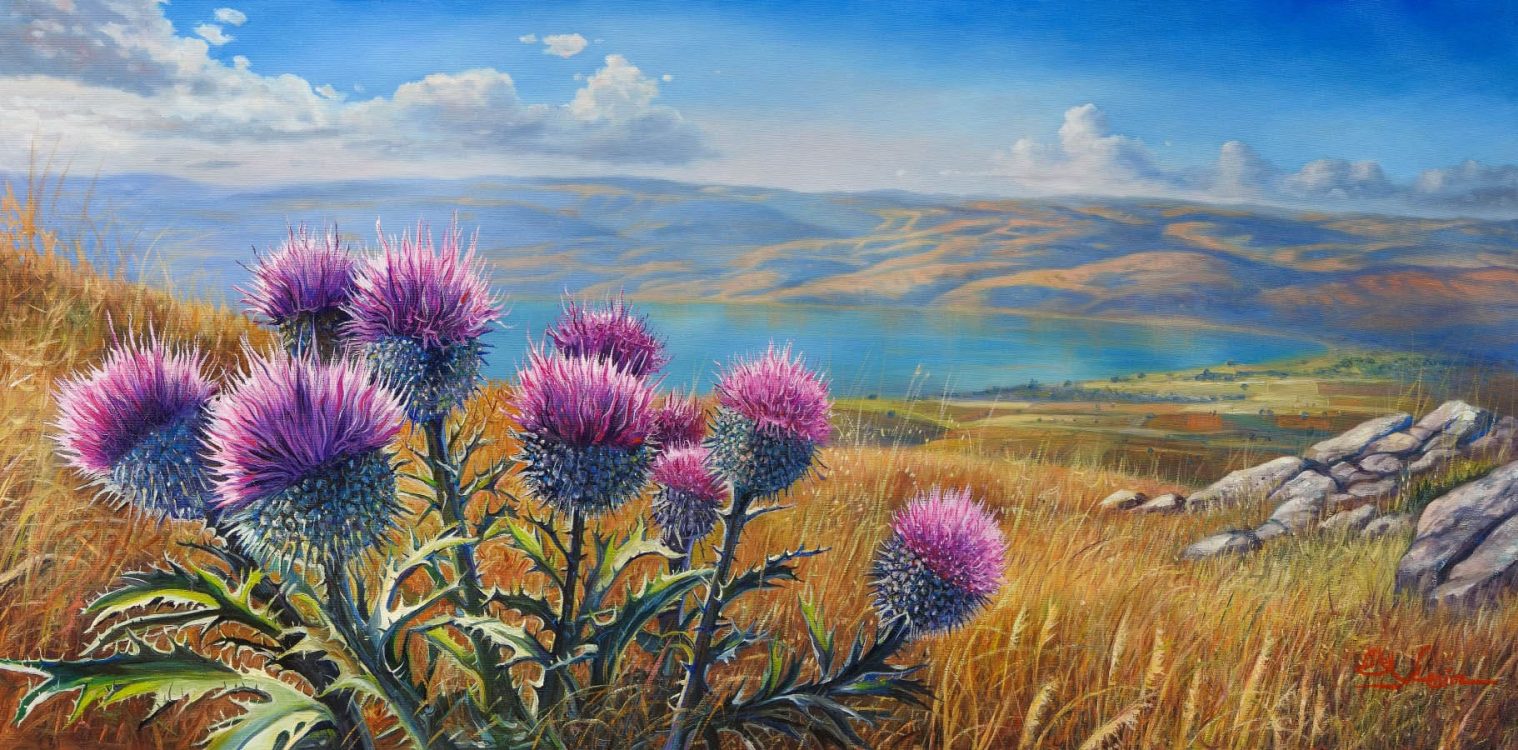 painting of kineret
