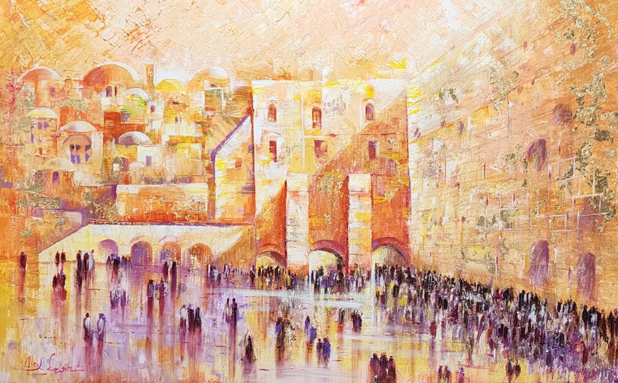 abstract jerusalem painting