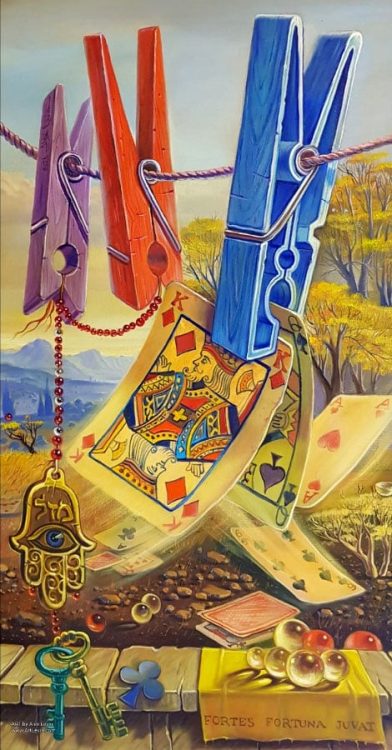 Painting with the cards