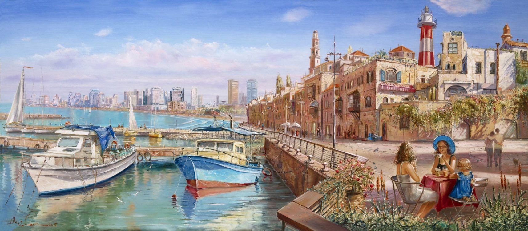 jaffa port painting