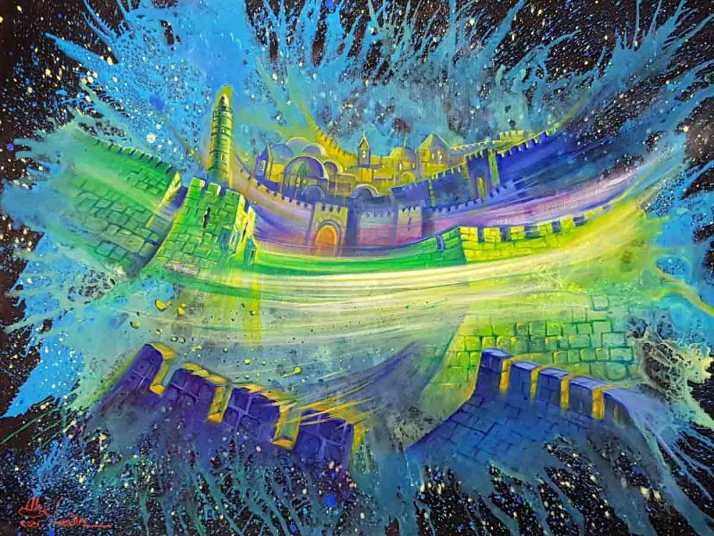 Modern Jerusalem painting