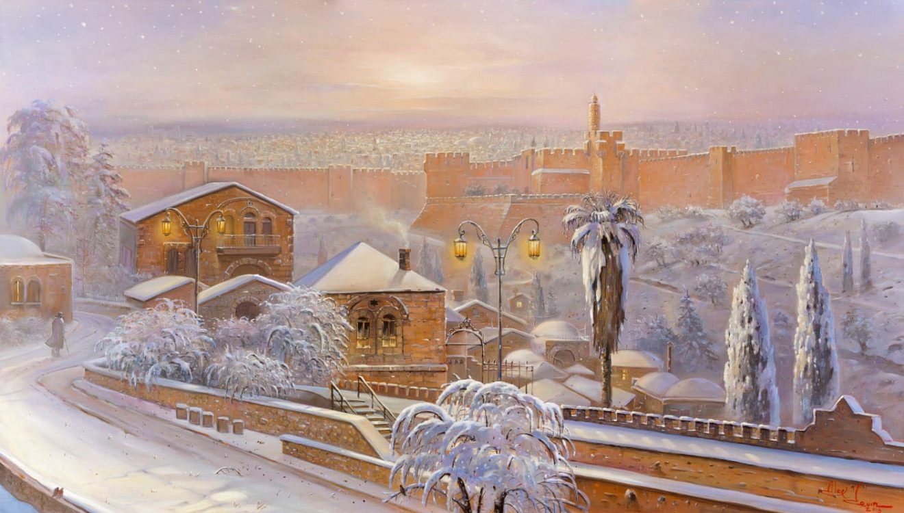 jerusalem at snow