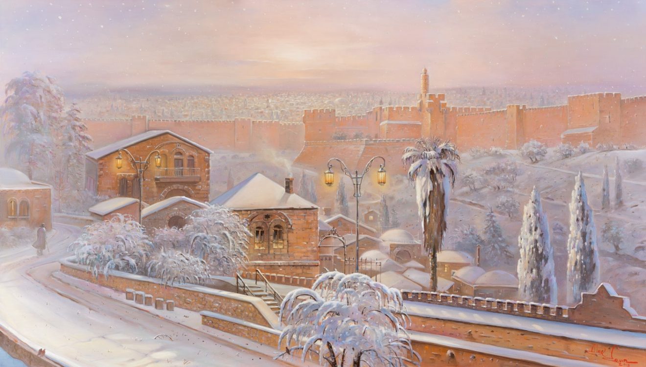 Jerusalem in snow