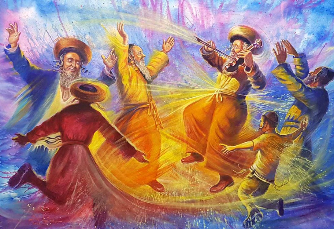 Jewish dance painting