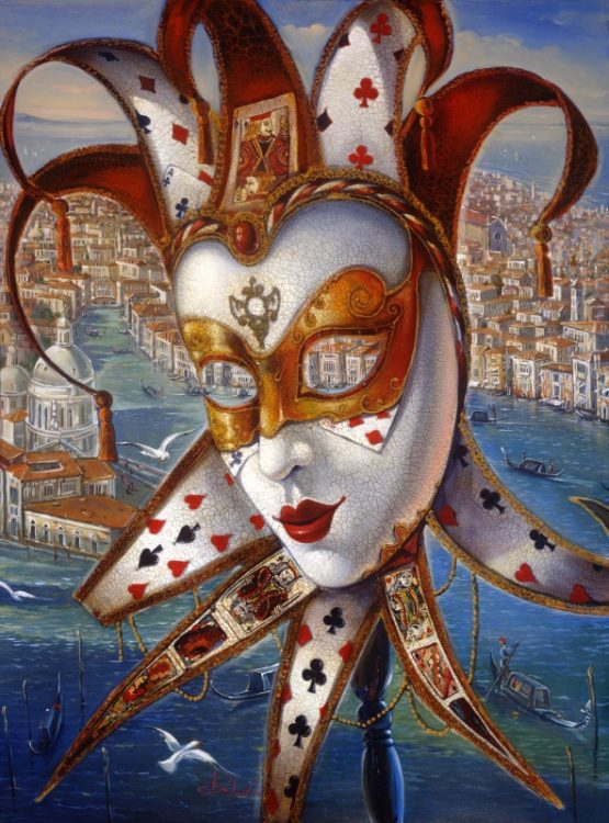 Venice Mask painting