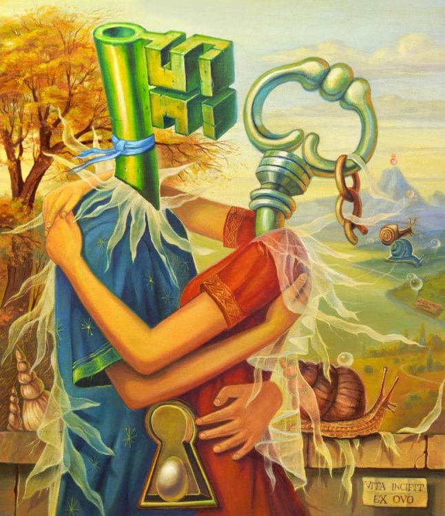 painting about birth