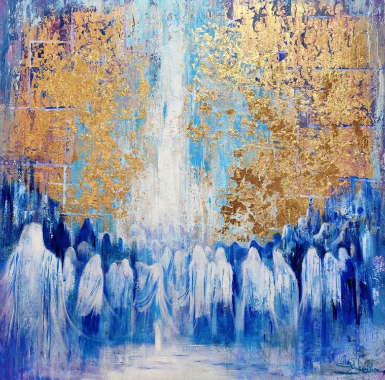 abstract kotel painting