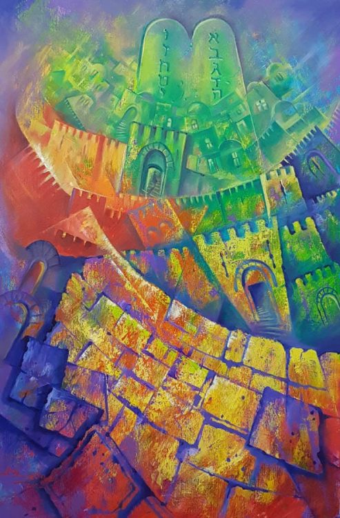 modern jerusalem painting