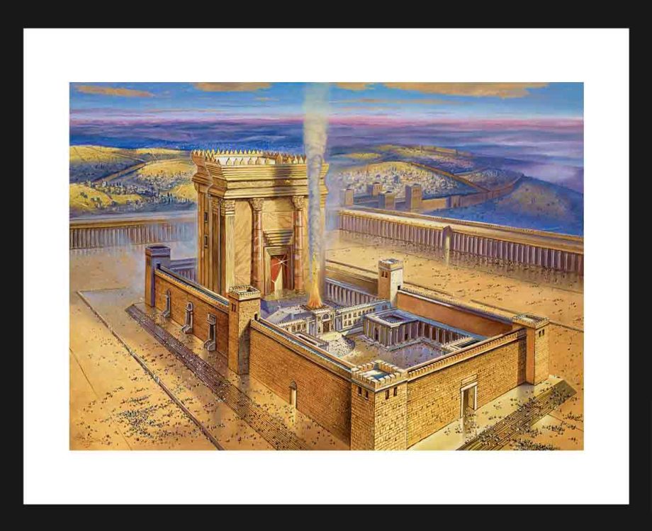 jerusalem temple painting