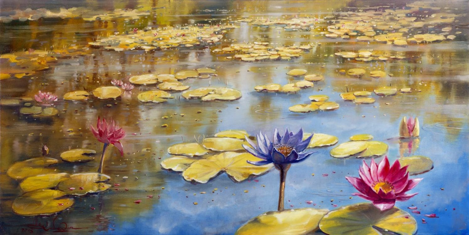 lilies paintings