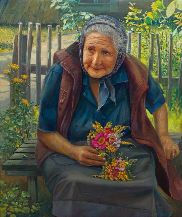 painting of grandmother