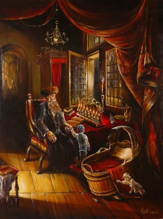 painting of chanukkah