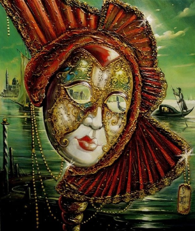 Venice Mask painting