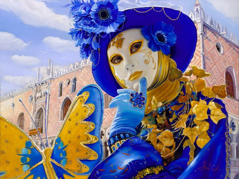 Venice Mask painting