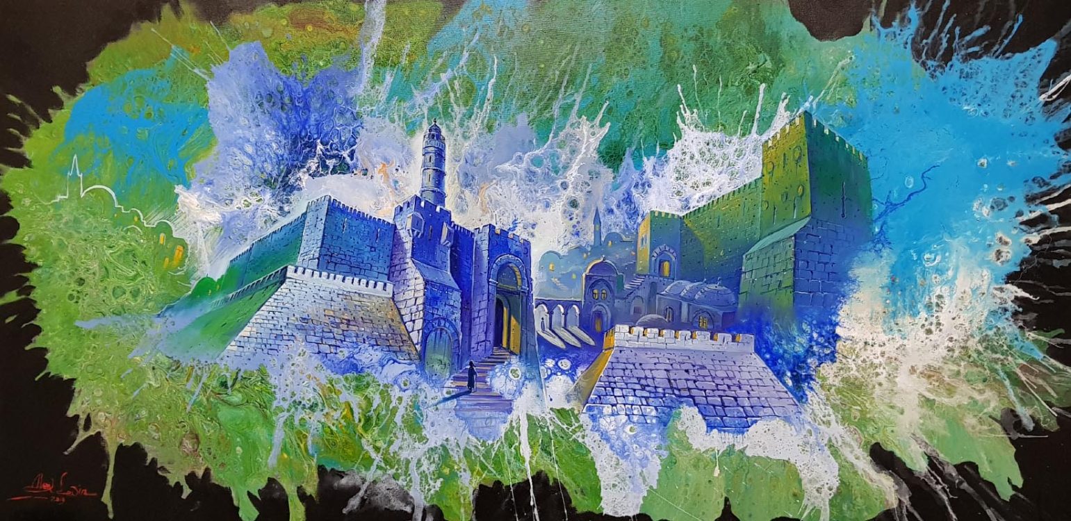 modern jerusalem painting