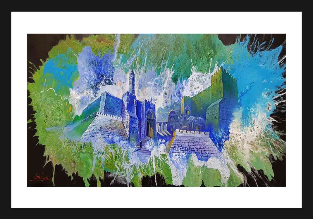 abstract jerusalem picture