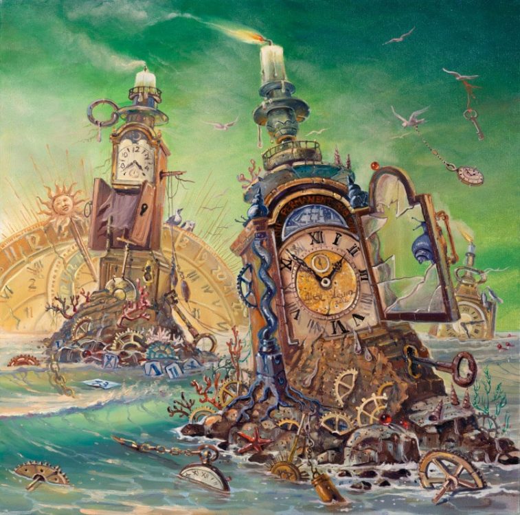 Nir permanent sub Sole Nothing is eternal under the sun, Painting by Alex Levin