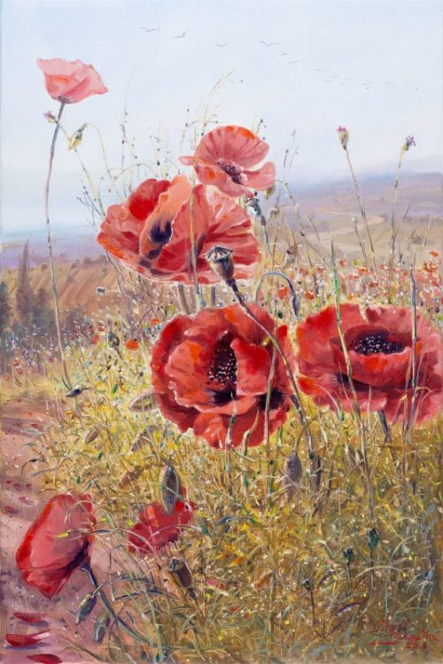 poppy painting