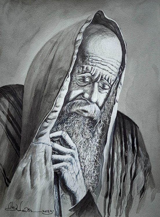 jewish man praying