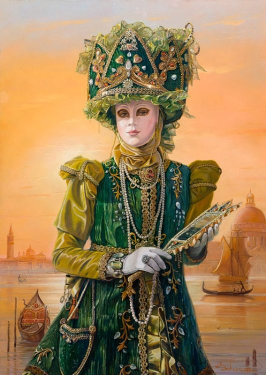 Venice Mask painting