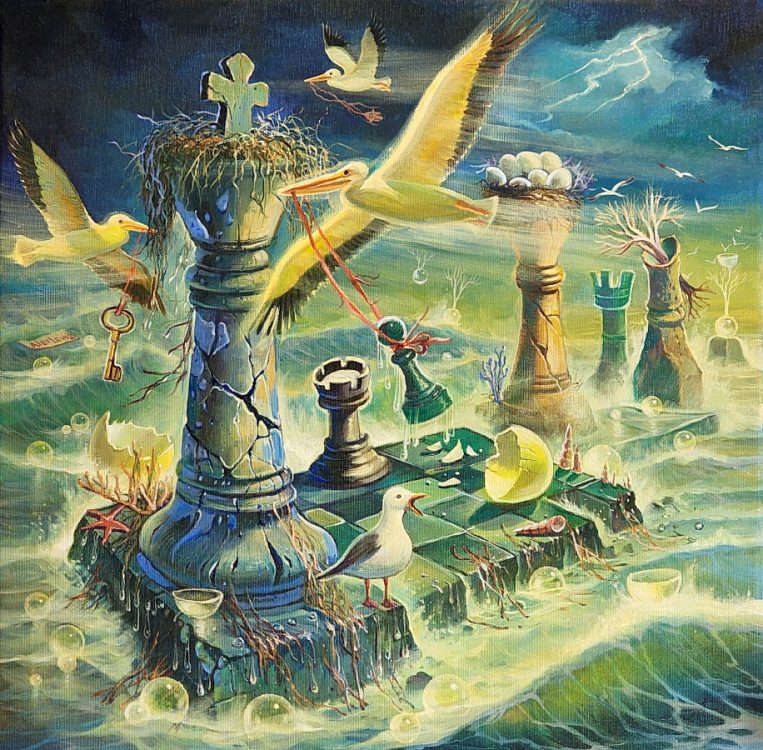 Painting of chess