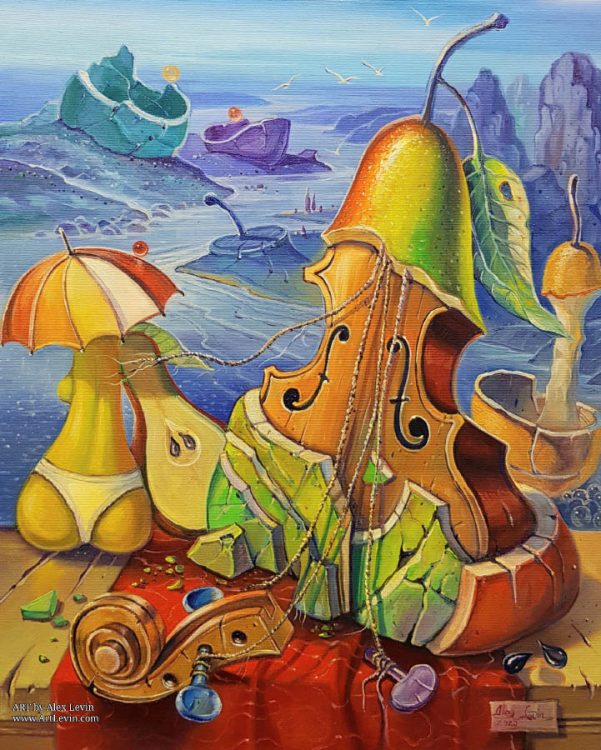 music painting surrealism