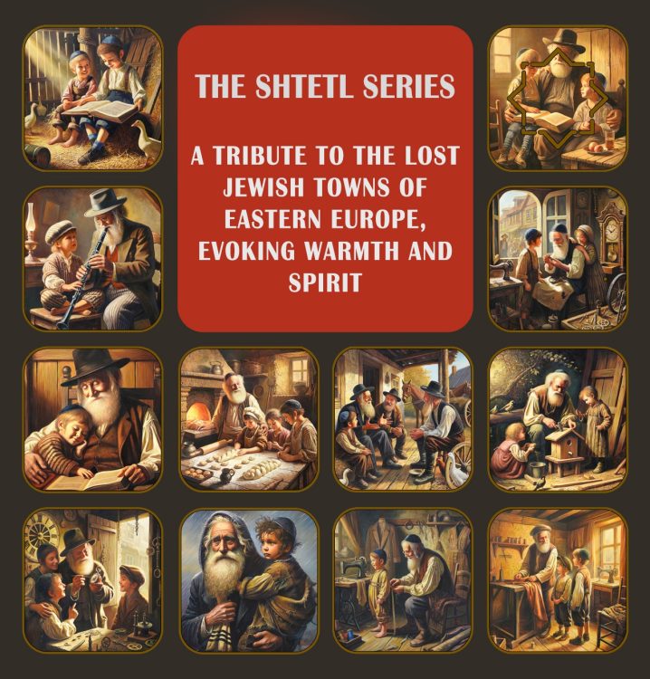 shtetl judaica paintingsd