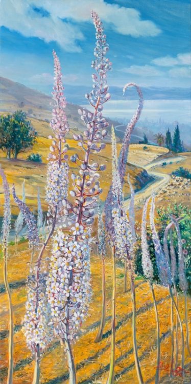 Squills by Kineret, Painting by Alex Levin