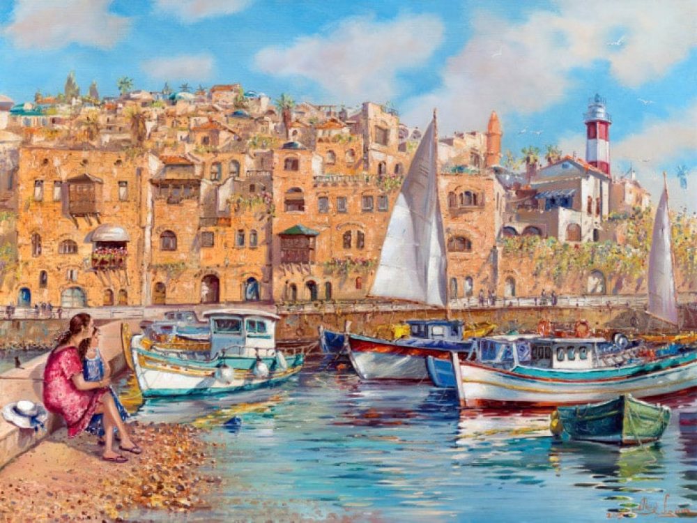 jaffa port painting