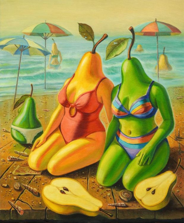 nude surrealistic painting