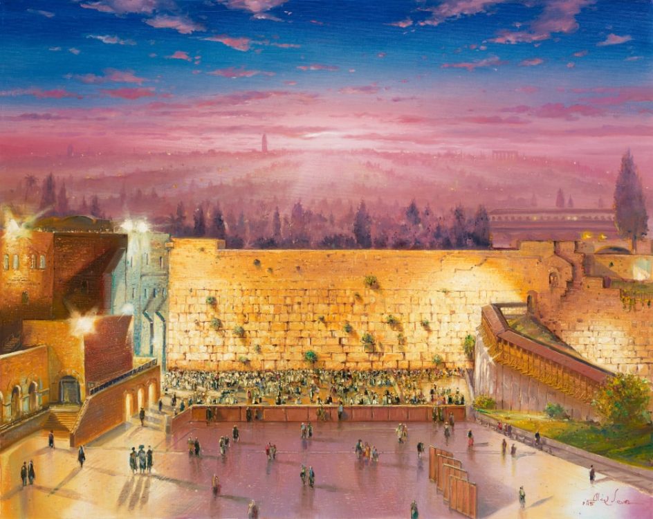 kotel at night