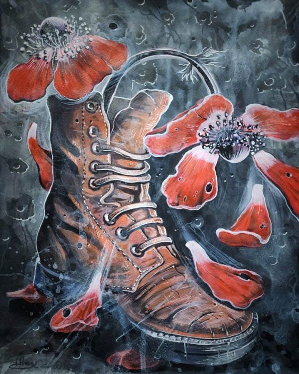 boots of the soldier